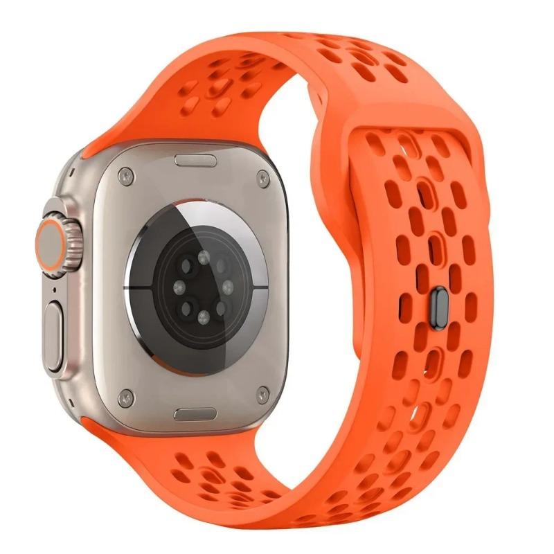 Силиконовый ремешок для Apple Watch Band Ultra 3 2 49 мм 11 10 46 мм 42 мм 9 8 7 45 мм 41 мм Браслет iWatch 6 5 SE 3 44 40 мм Серия Band