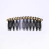 Hair Side Combs French Hair Comb Straight Teeth Hair Hairpins Hair Side Comb Bridal Wedding Veil Comb Hair Accessories Headwear