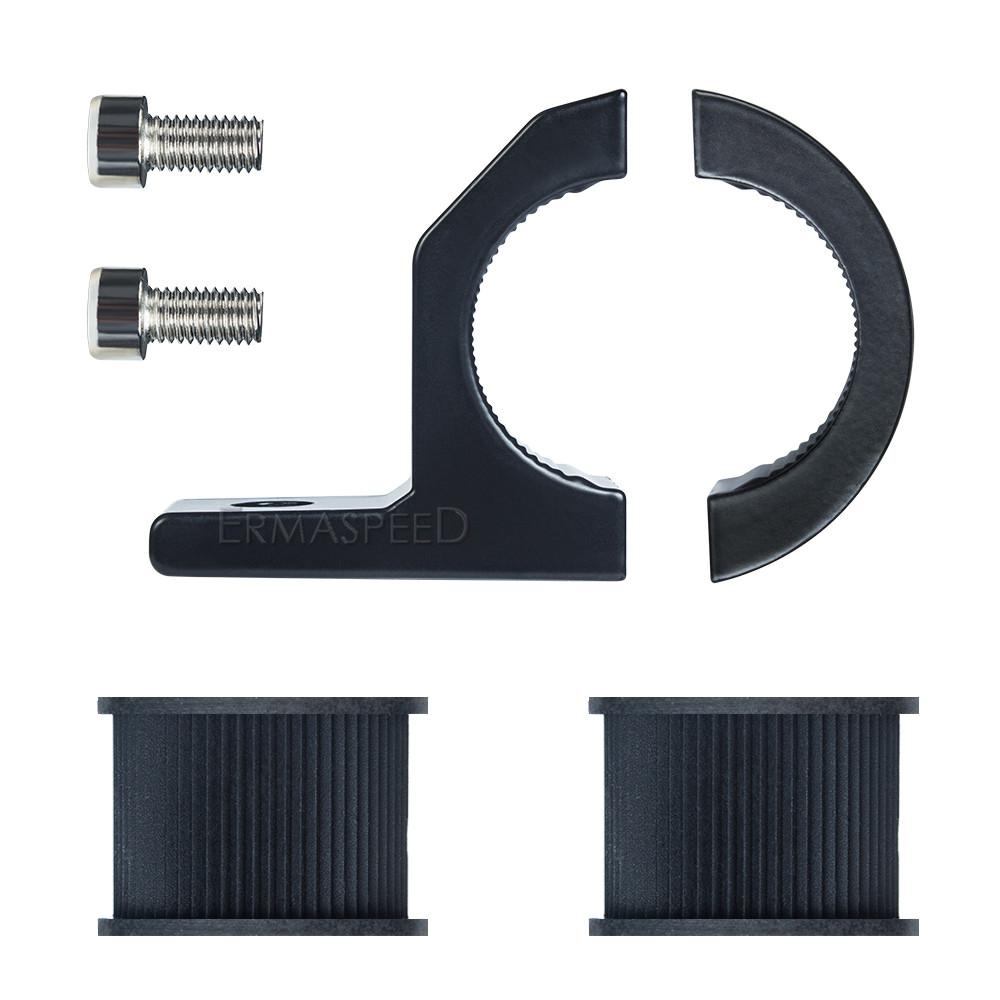 Универсальный 22-30 мм зажимы для фар мотоцикла, кронштейны, светодиодный противотуманный фонарь, держатель прожектора для автомобиля, мотоцикла, бездорожья