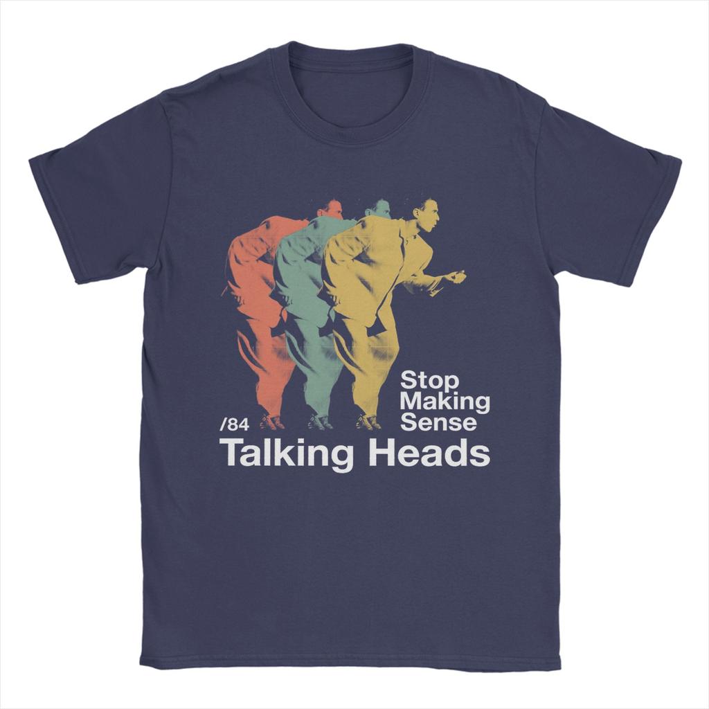 Unisex TShirts Talking Vintage Heads Stop Making Sense Funny Pure Cotton Tees Short Sleeve T Shirts Crew Neck Clothes Gift Idea
