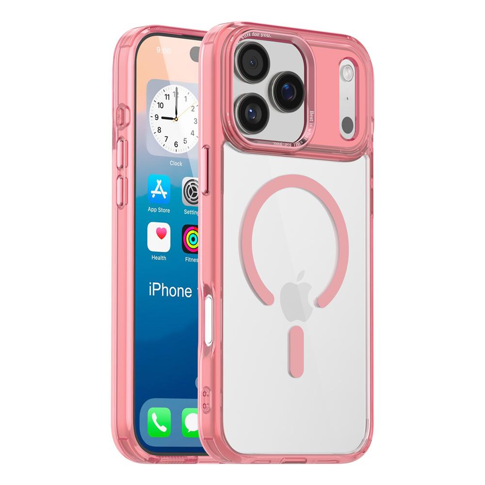For Magsafe Wireless Charge Shockproof Armor Clear Case For iPhone 17 16 15 14 13 12 11 Pro Max Plus Magnetic Transparent Cover