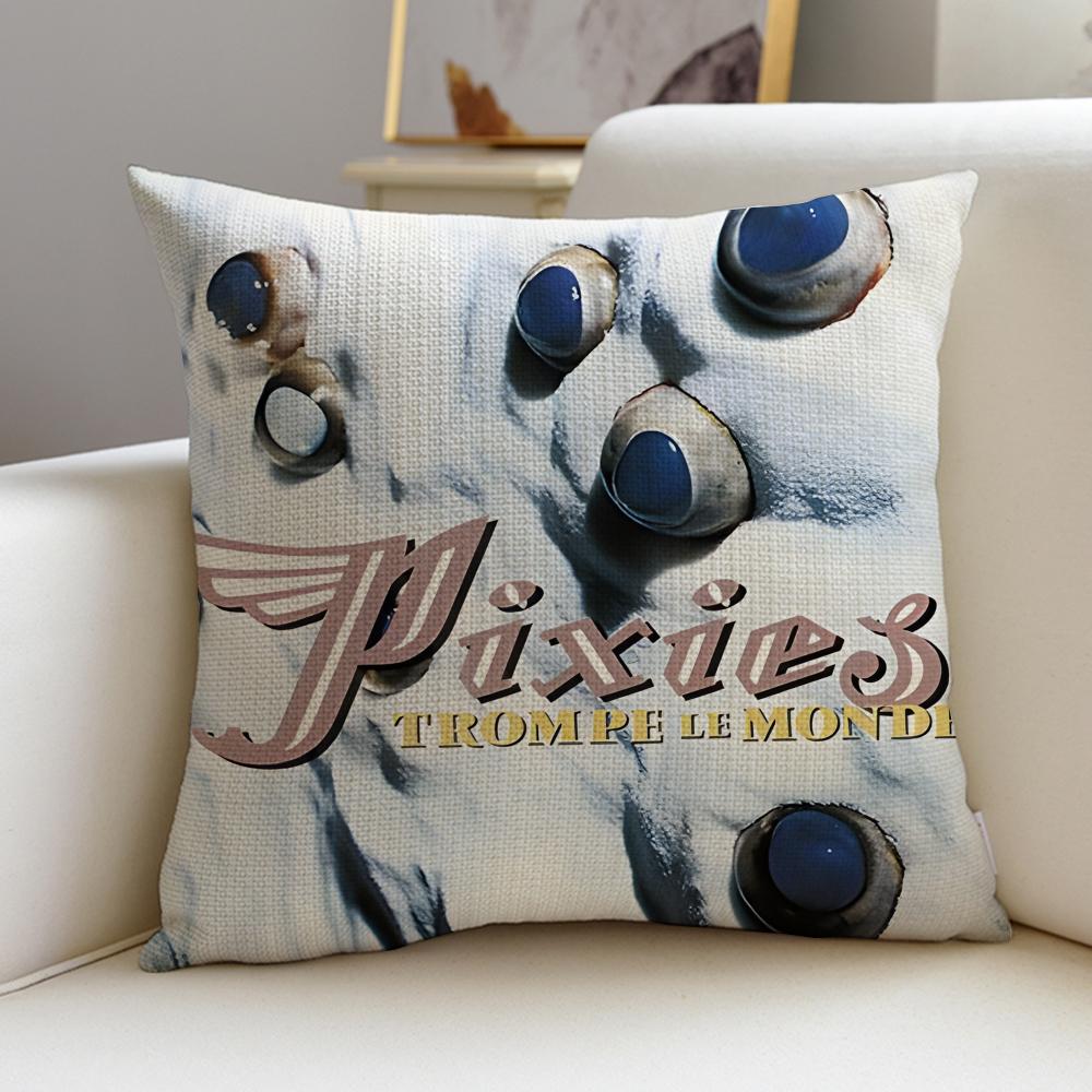 Legendary PPixiesS Cushion Cover Breathable and skinfriendly linen pillowcase square removable and washable cushion
