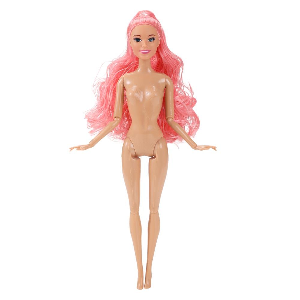 Принцесса Супермодель Голая Кукла Темная Кожа DIY Одевалка Игрушка Фигурка Тело Детский Подарок