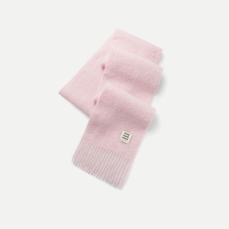 Your name Here 24 Yunemi Pastel Wool Muffler (4COL) Y4A032