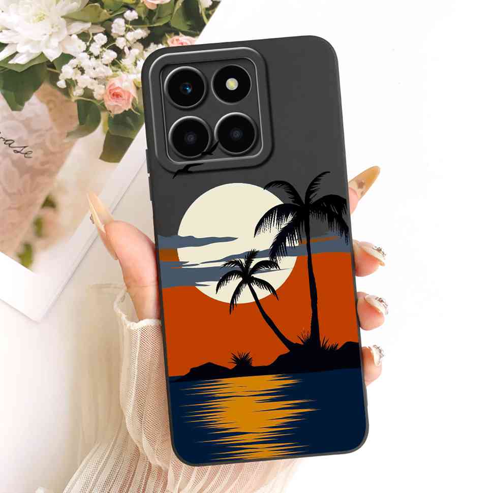 Чехол для Honor X6A X 6A Силиконовый Ударопрочный Для HonorX6A WDY-LX1 WDY-LX2 Корпус Телефона Черный Мультяшный Мягкий Защитный Чехол