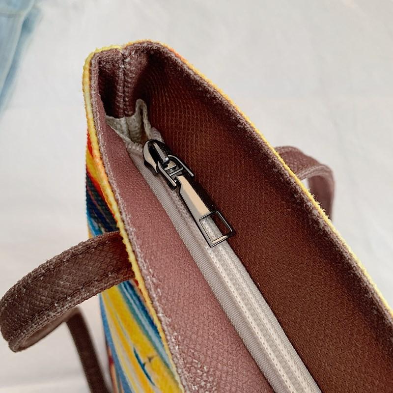 Женская сумочка, симпатичная сумка-ведро с мультяшным принтом, переносная сумка-цилиндр, холщовая сумка-тоут, сумки для ланча для студентов и девочек