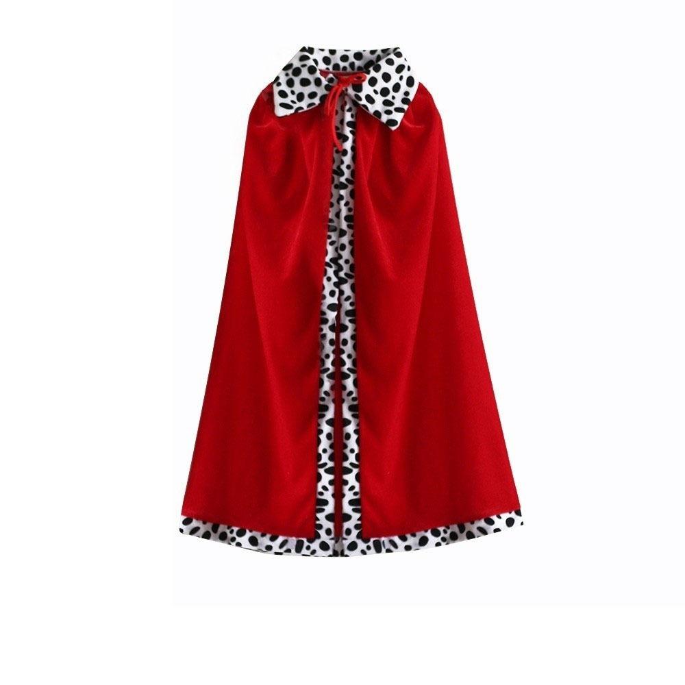 Красный бархатный взрослый детский плащ принца для вечеринки, костюм для косплея, наряд для косплея, день рождения