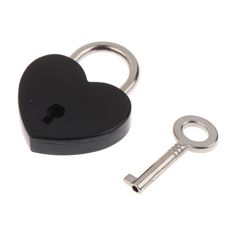 Замки для багажа в форме сердца, аппаратные замки с замком для шкатулки для драгоценностей, дневника