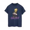 Guardians Of The Galaxy Womens/Ladies Groot Casette Cotton Boyfriend T-Shirt