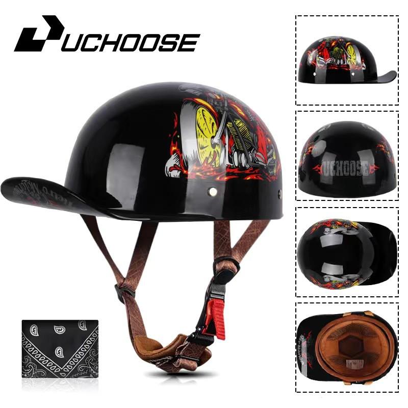 Breathable Half Face Helmet Motorcycle Electric Bike 3C Certified Lightweight Safe Riding Gear