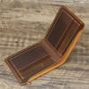 Wallet Men Genuine Leather Short Wallets Vintage Money Purses Business Card Holder