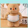Cute Butter Bear Plush Toy Stuffed Animal Doll For Children Girl Gift Pp Cotton