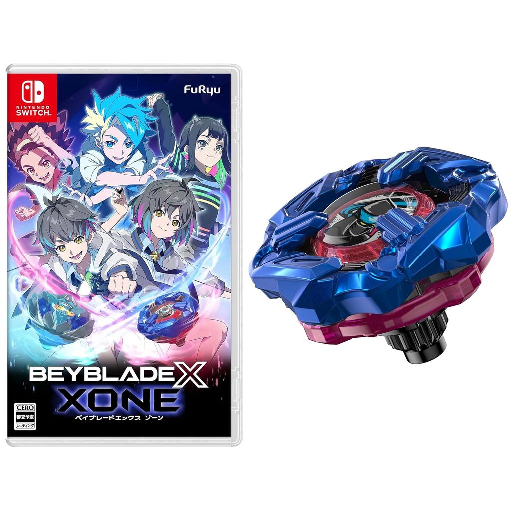 Beyblade X XONE -Switch Manufacturer Bonus Shinobi Knife 4-60LF Metal Coat Blue Included