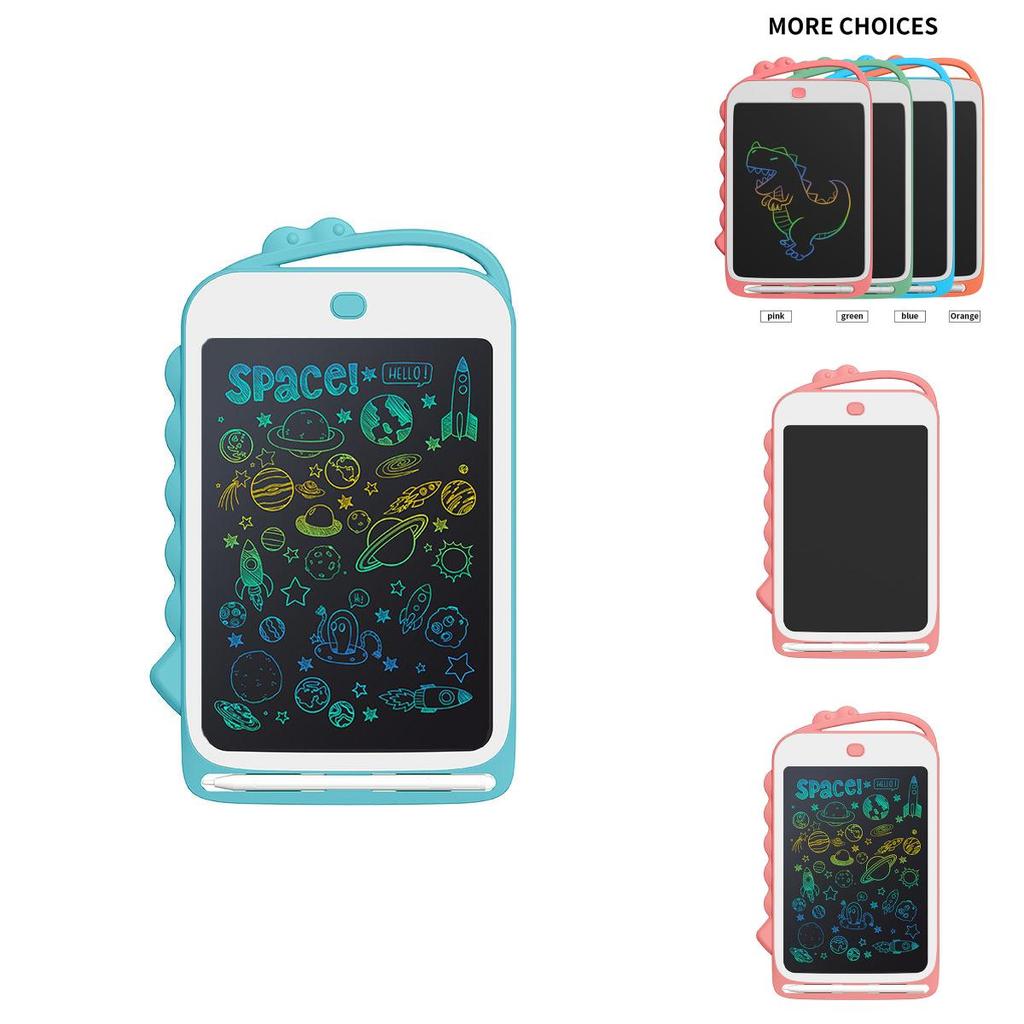 Новый 8,5-дюймовый цветной ЖК-электронный планшет для рисования с динозавром для детского веселья и творчества