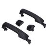 2pcs Outer Exterior Outside Door Handle 69210‑0C010 Black Car Accessories Replacement for FJ CRUISER 2007‑2014