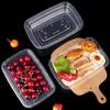Одноразовые прямоугольные контейнеры для еды с крышками