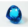 Lab-Created Ocean Blue Aquamarine 44.00 Carat   Pear Cut Loose Gemstone