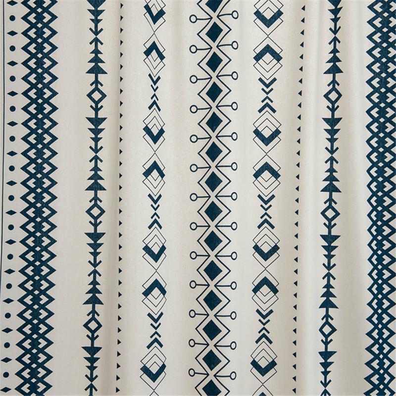 Богемная оконная занавеска для спальни с кисточками из хлопка и льна, винтажная занавеска в стиле кантри в стиле бохо, черно-белая