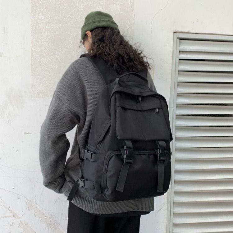 Мужской колледжный рюкзак в стиле карго, школьная сумка в японском стиле дарк-академия, женский рюкзак большой вместимости для кампуса старшей школы