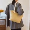 New Summer Straw Vacation Style Fashionable Large Capacity Female Student One-shoulder Handheld Casual French Tote Bag