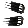 2 Pcs Front Bumper Grille Hoods Eyebrow Eye Wind Knife Cover Trim Fog Light Grille For Golf 6 MK6 VI GTI R R20