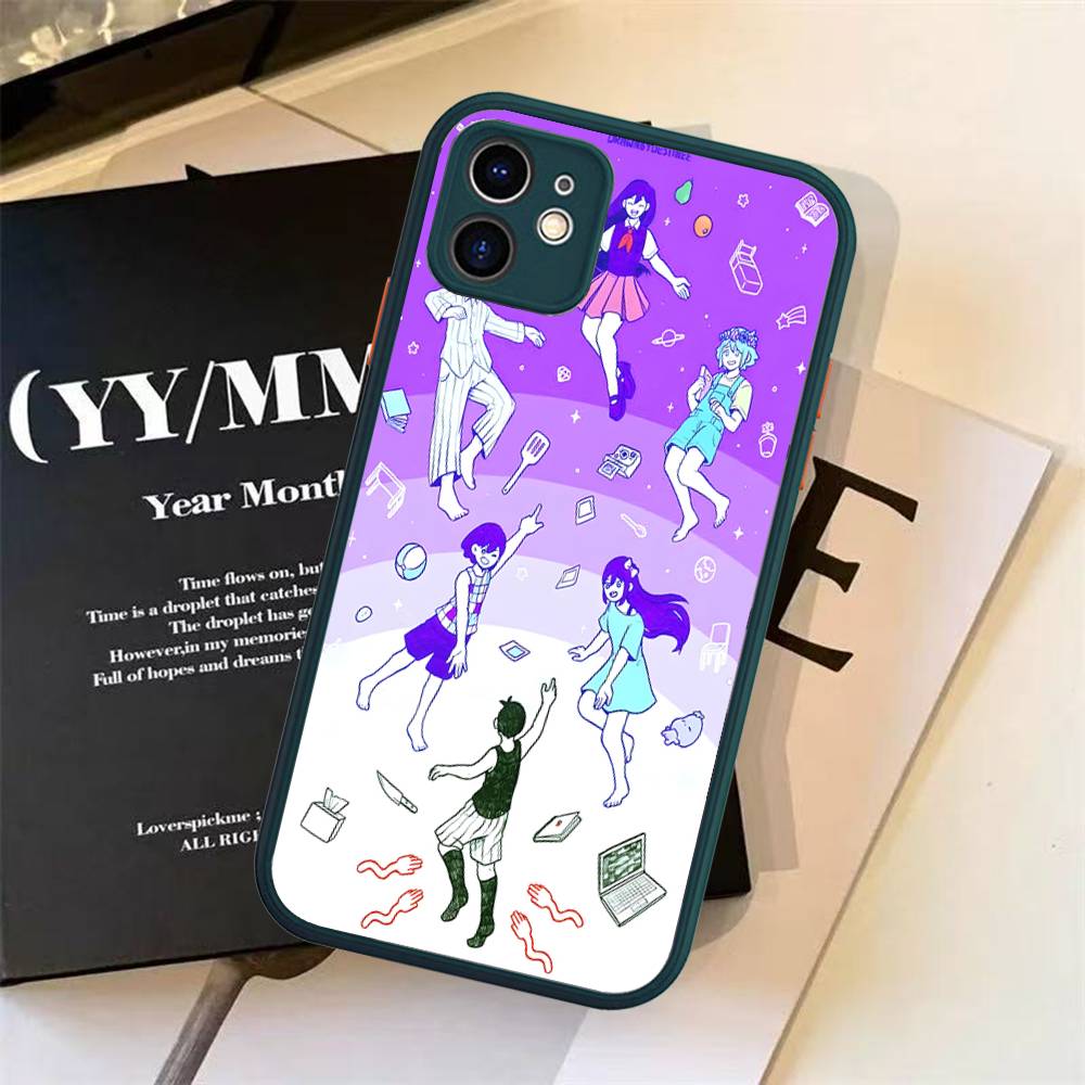 Игровой силиконовый чехол Omori для iPhone 16 15 14 13 12 11 Pro Max Plus X XS MAX Ударопрочный матовый чехол