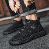 38-48 Осень / Зима Плюс Бархатные Теплые Мужские Ботинки Ручной Работы Удобные Ботильоны Для Мужчин Повседневная Обувь Мокасины Мужская Обувь Инструменты