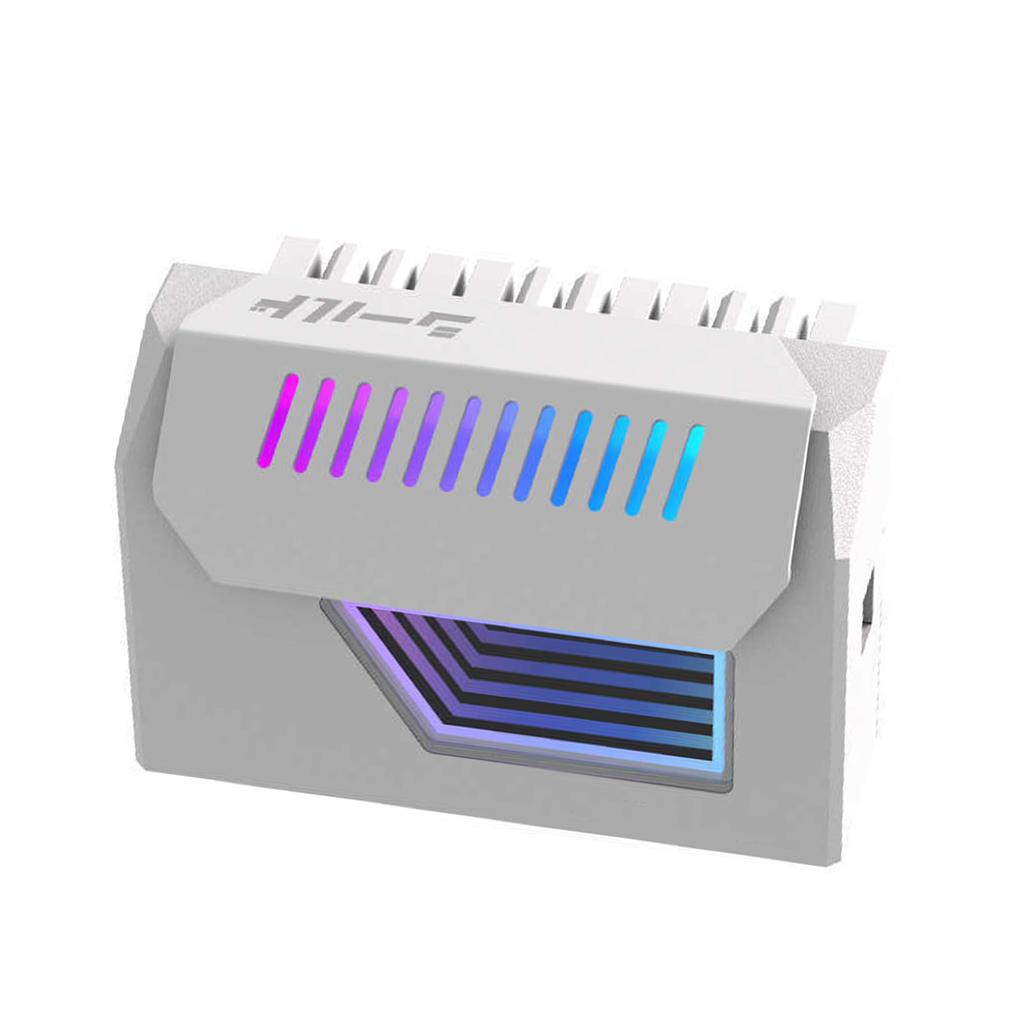 ATX 24Pin 180Degree Power Connector Adapter With ARGB Lighting For PC Motherboard 24Pin Female To Male Connector