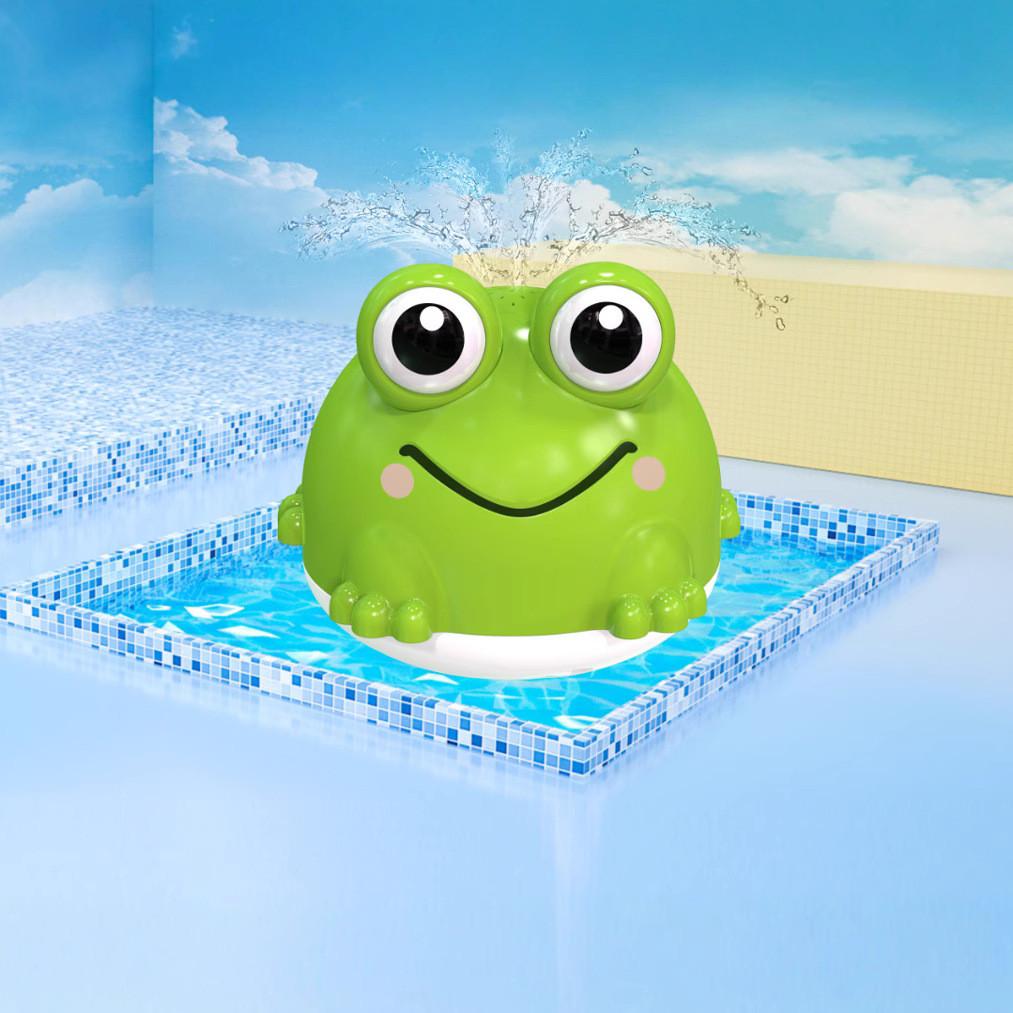 Электрическая лягушка-распылитель воды, игрушка для летней ванны и игр в бассейне