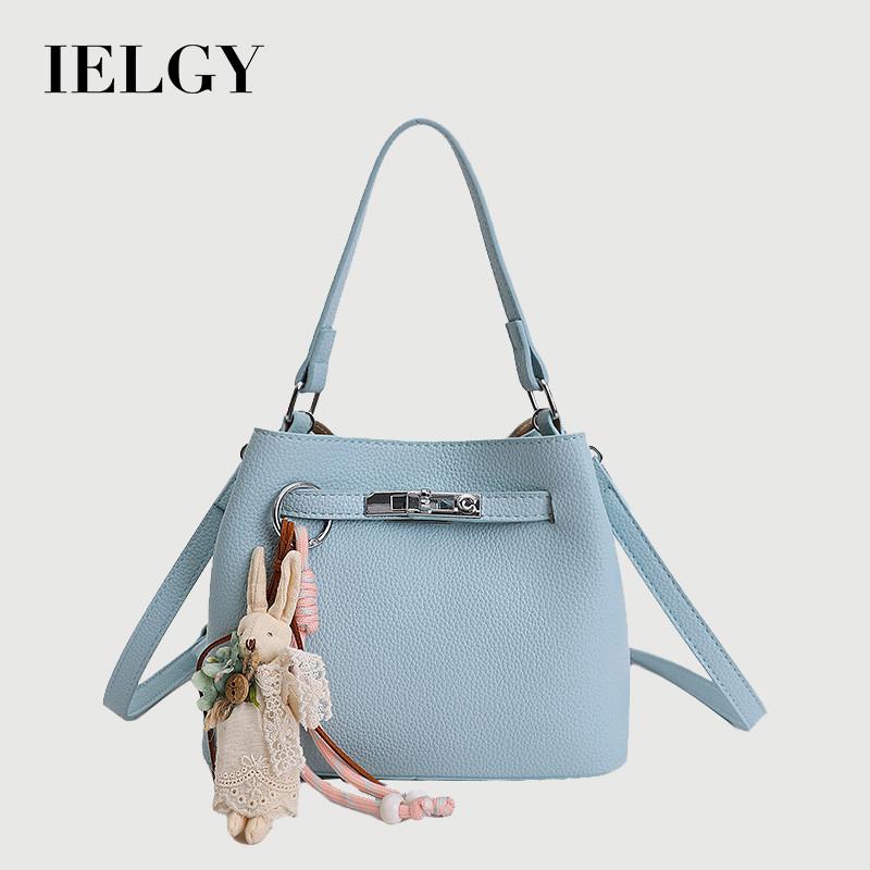 IELGY Ladies Messenger Bag Fashionable All-Match Summer Portable Bucket Bag