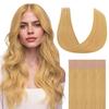 Sunmofavo Tape in Hair Extensions Human Hair Real Remy Seamless Skin For Salon High Quality Natural Hair Transplant 20pcs 50g