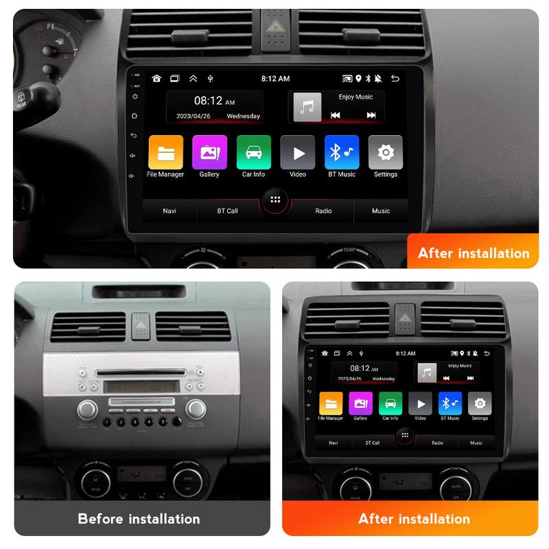 MEKEDE 2 Din Car Stereo for Suzuki Swift 2003 2006 2007 2008 2009 2010 Android GPS Head Unit WIFI Navigation System Carplay BT