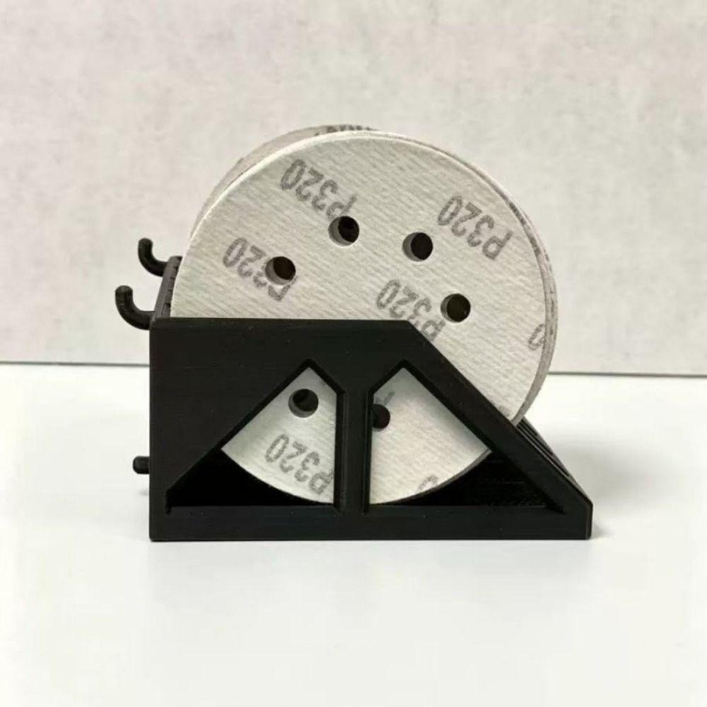 Creative Polishing Tool Organizer 3D Printed Desktop Document Shelf For 5 Inch Sand Paper