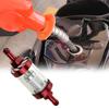 Gasoline Filter Detachable Rust-proof Aluminum Transparent Inline Gas Fuel Filter for Motorcycle
