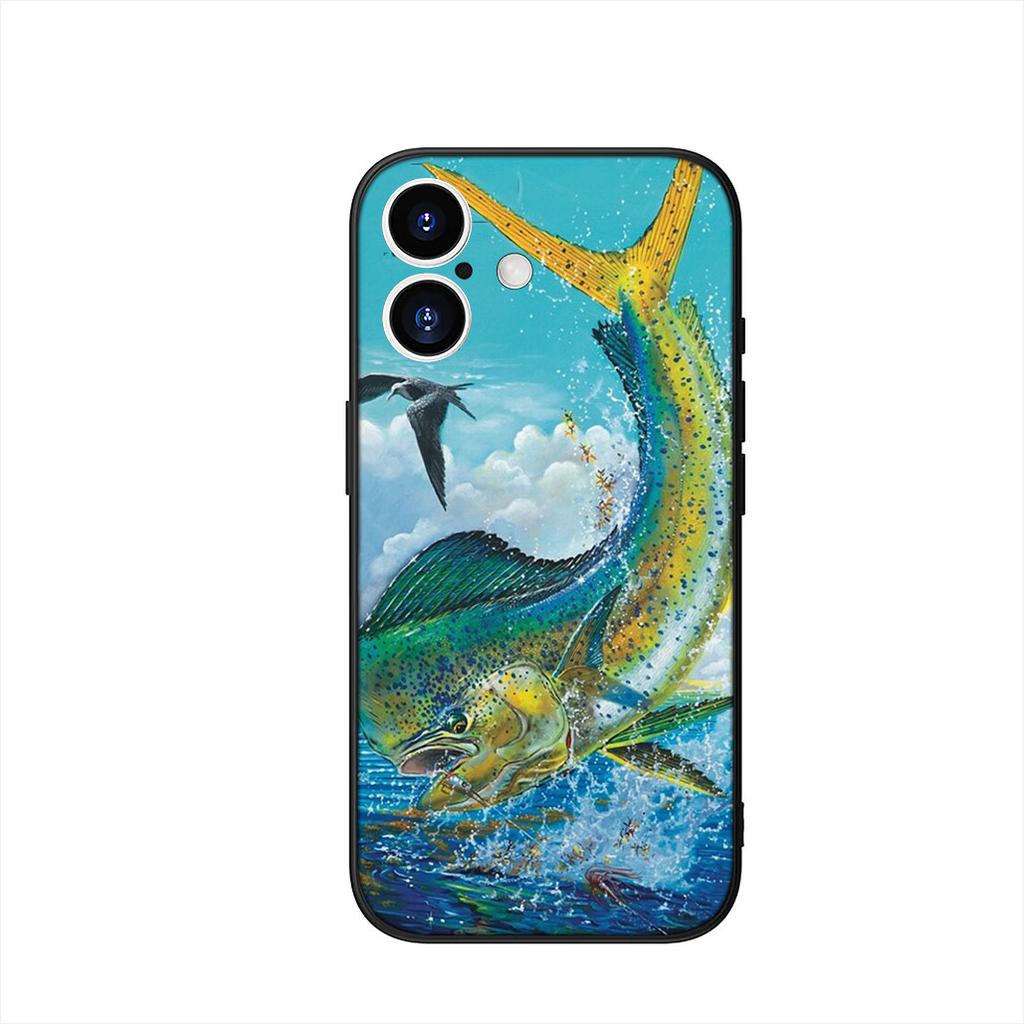 Phone Cover for Xiaomi Redmi Note 14 12 13 ProPlus A3 Pro Plus 12C 13C 14C 5G Case Fly Trout Carp Fishing Fish Rod Casing