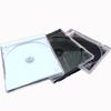 Square transparent plastic glass CD case double DVD crystal hard plastic case