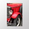Красный классический автомобиль картина