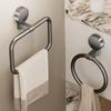 No Need To Drill Suction Cup Bathroom Towel Ring Kitchen Rag Rack Toilet Wall Hanging Hand Towel Ring Kitchen Rag Rack