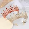 Роскошный Сплав Корона Ободок Свадебная Принцесса Блестящая Корона Для Женщин Свадебная Вечеринка Украшения для Волос Аксессуары