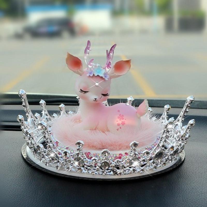 Олень Автомобильные Украшения с Бриллиантами для Женской Центральной Консоли