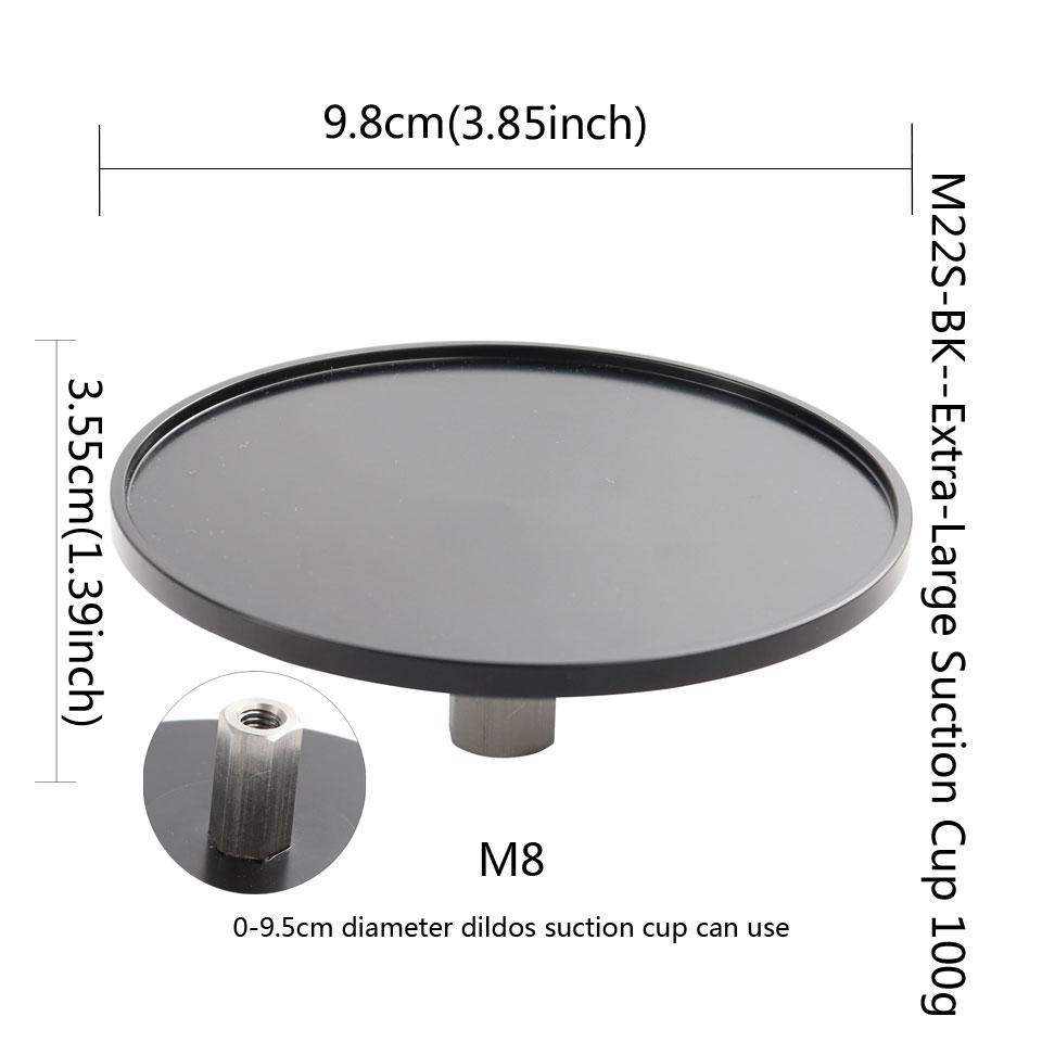 Large Metal Suction Cup Adapter for 3XLR /Vac-U-Lock Connect Sex Machine for Women and Man Sex Product 11.5cm Diameter