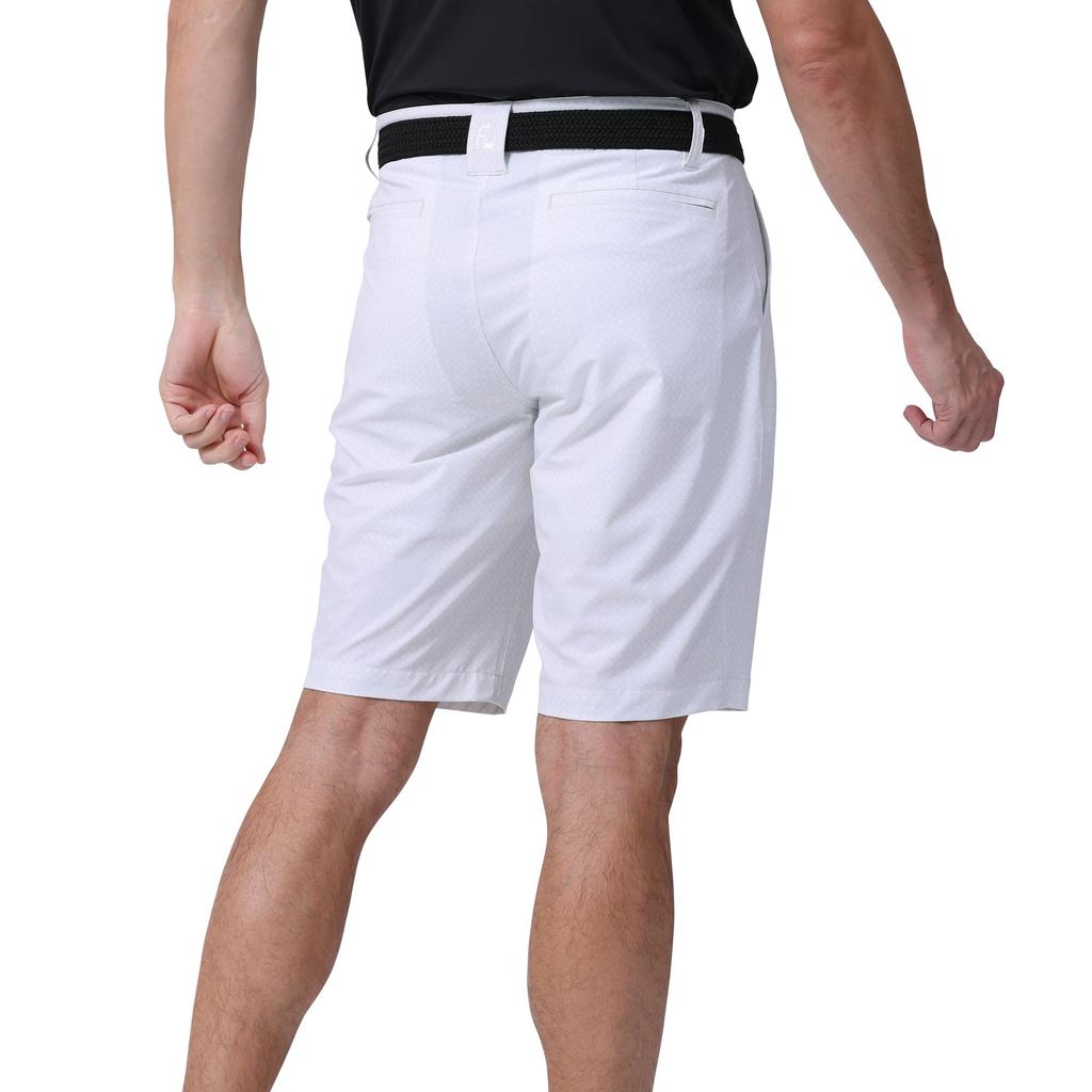 Шорты с принтом «Октагон» FootJoy, Белые, Мужские, Размер S, FJ-S24-P18, 81881-S
