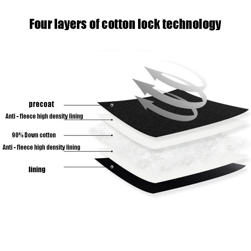 Women Parka Coat Autumn Winter Thicken Warm Hooded Coat Ladies Slimming Lengthen Padded Jacket with Pocket Outerwear