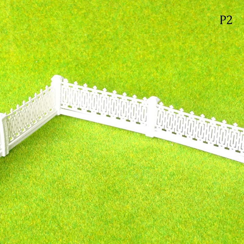 1/100 масштаб 1 м миниатюрный забор из песка для двора Sence модель ограждения украшение