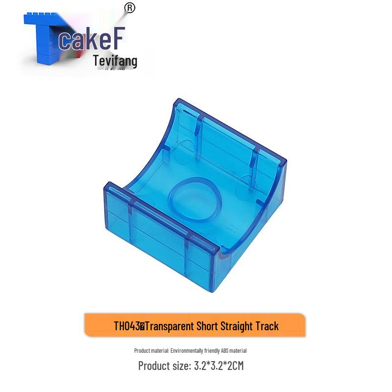 Large Particle Ball Track Building Blocks for Kids