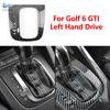 Автомобильные аксессуары, узор из углеродного волокна, центральная панель управления механизмом переключения передач, накладка для VW Golf 6 MK6 GTI 2008 -