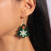 Creative Christmas Tree & Santa Claus Earrings - Festive Ear Cuffs & Jewelry Gifts