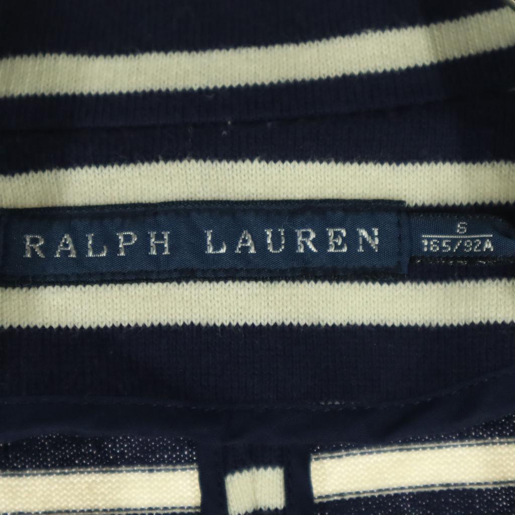 Ralph Lauren Жакет приталенный с длинным рукавом и узорной каймой S Темно-синий Женский Б/У