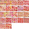 6pcs Traditional 2025 Snake Year Red Envelopes Blessing Good Luck Red Pocket Money Packet  Kids Gift