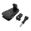 Backpack Strap Clip 360 Degree Rotation Hat Belt Clamp Mount For Gopro Hero 12 11 10 9 Insta360 X4 X3 Action Camera Accessories